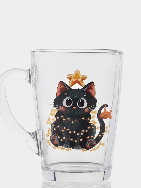 Кружка Кружка "Каппучино" "Озорные котики" 300 мл