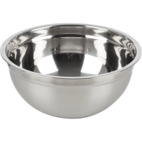 Миска из нерж стали с пласт крышкой, смешанная полировка Amarena 4,3 л