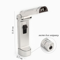 Газовая горелка туристическая с пьезоподжигом, 11.9 х 3.7 см