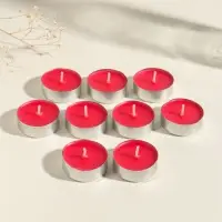 Набор свечей ароматических чайных &laquo;Гуава и клубника&raquo;, 9 шт.