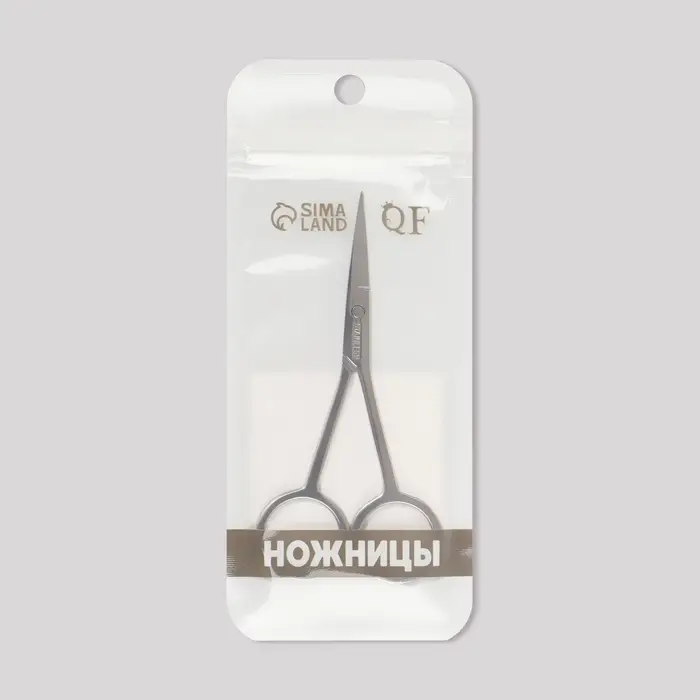 Ножницы маникюрные, прямые, узкие, 10.5 см