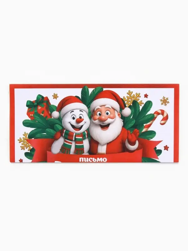 Письмо Деду Морозу &laquo;Снеговик&raquo;, бумага, 21.5&times;30 см