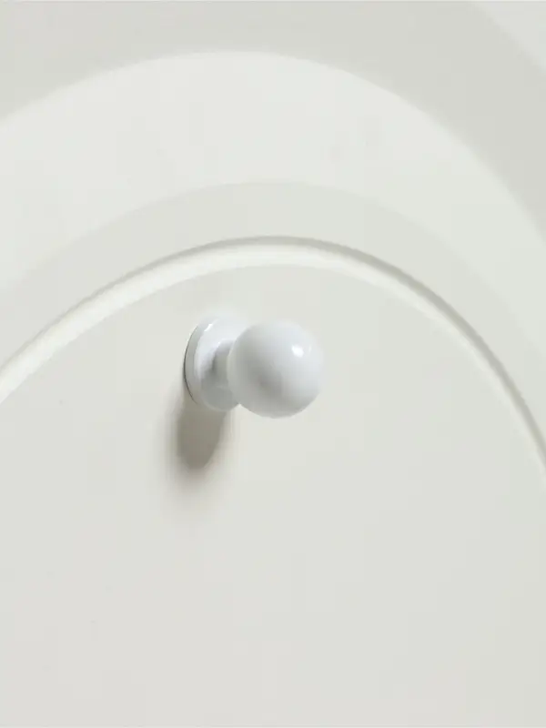Ручка-кнопка мебельная CAPPIO RK146, d=20 мм, белый, 8 шт. tmp.