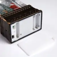 Светодиодная фигура &laquo;Фонарь с Дедом Морозом&raquo; 10.5&times;21&times;6.5 см, пластик, от батареек АААх3, USB, свечение тёплое белое