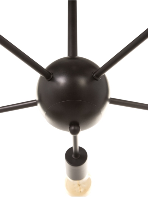 Люстра Люстра "Кон" 5х40Вт Е27 черный 50х50х43см