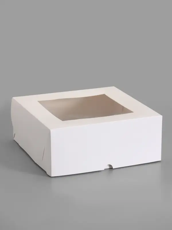 Коробка для 9 капкейков с окном, 25&times;25&times;10 см