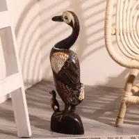 Сувенир &laquo;Утка с утёнком&raquo;, 52&times;9&times;17 см, дерево