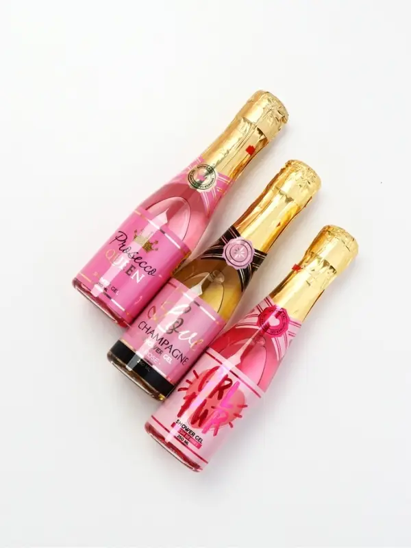 Гель для душа шампанское &laquo;Искрись от счастья&raquo;, набор 3 шт х 250 мл, Чистое счастье