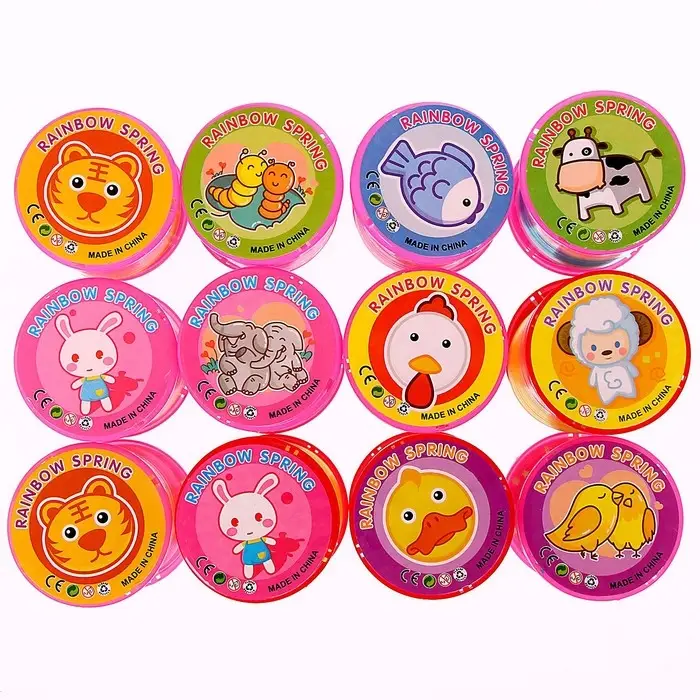 Пружинка радуга «Животные», виды МИКС