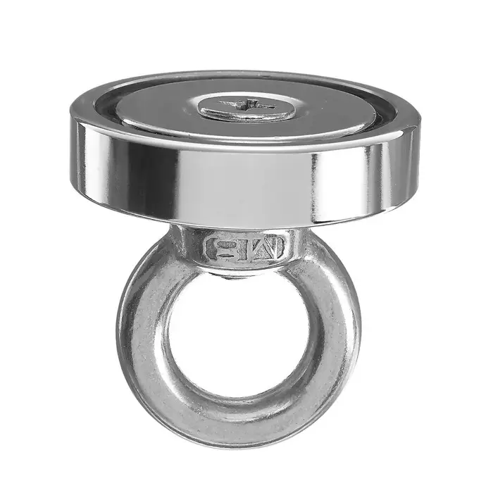 Магнит неодимовый Cartage с петлёй для авто, d=48 мм, сцепление 35 кг