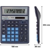 Калькулятор настольный ПОЛН.Attache AF-888,12р,дв.пит,204x158мм, темно-син