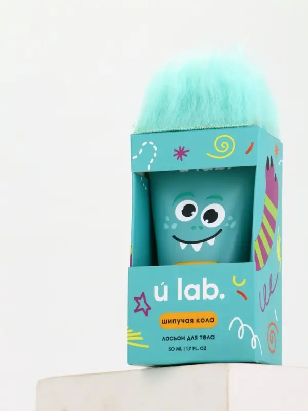 Лосьон для тела детский &laquo;Монстрики&raquo;, аромат шипучая кола, ULAB