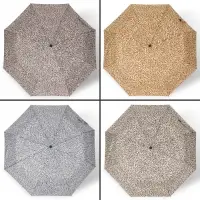 Зонт автоматический &laquo;Леопард&raquo;, эпонж, 3 сложения, 8 спиц, R=48/55 см, d=96 см, МИКС