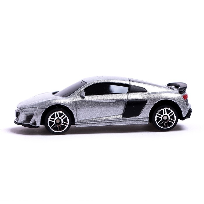 Машина металлическая AUDI R8 COUPE, 1:64, цвет серебро Машина металлическая AUDI R8 COUPE, 1:64, цвет серебро