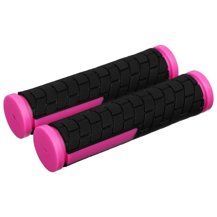 Грипсы Dream Bike, 128 мм, цвет чёрный/розовый Грипсы Dream Bike, 128 мм, цвет чёрный/розовый