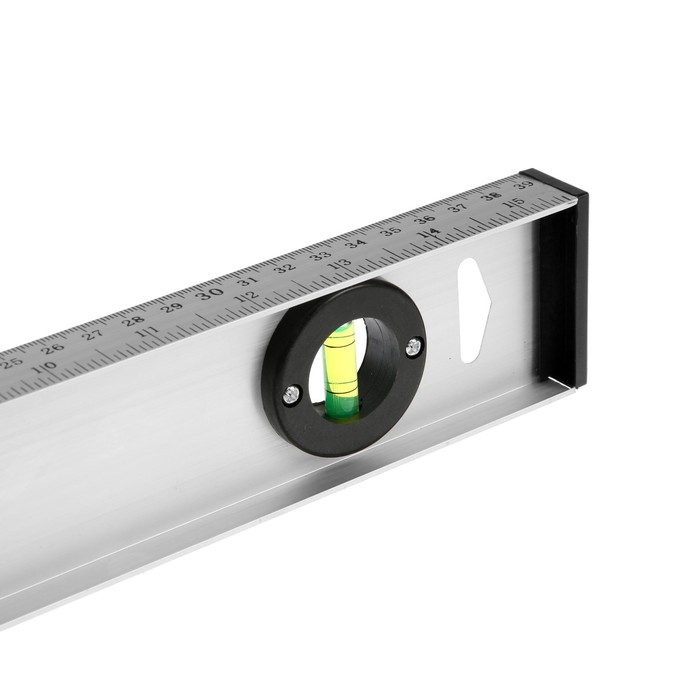 Уровень строительный ЛОМ  Уровень строительный ЛОМ "Рельс", алюминиевый, 400 мм