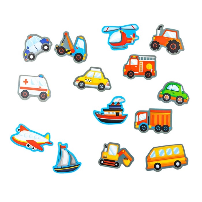 Пластик на липучках «Транспорт» Пластик на липучках «Транспорт»