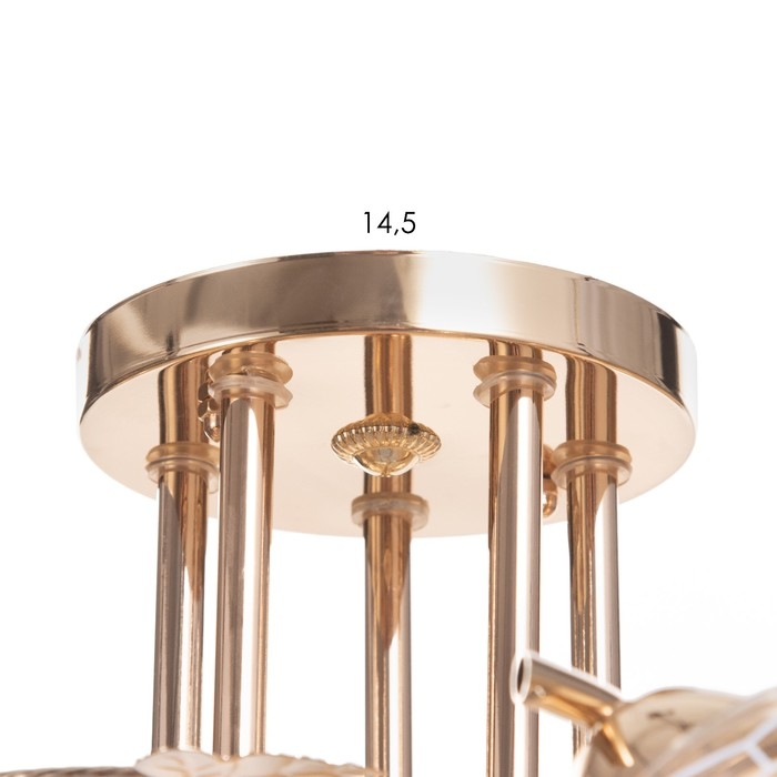 Люстра Люстра "Кейти" 5х60Вт Е27 Золото 52х52х28см