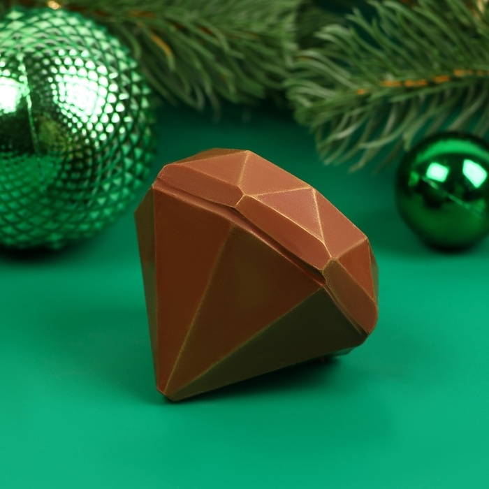 Новый год. Фигурный шоколад  Новый год. Фигурный шоколад "Бомбочка с маршмеллоу "Большого счастья", 38 г ± 5 %