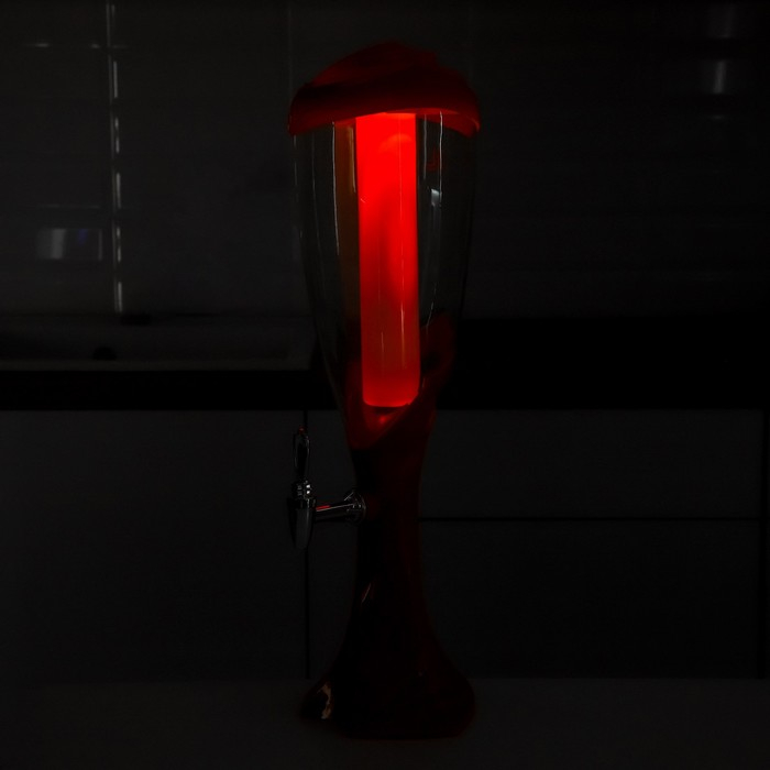 Башня пивная «Вавилон», 3 л, цвет красный Башня пивная «Вавилон», 3 л, цвет красный