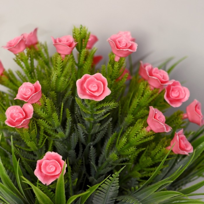 Бонсай Бонсай "Сердечные розочки" 9х23 см, микс