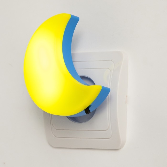 Ночник "Полумесяц" 1Вт МИКС 5х4х8 см RISALUX