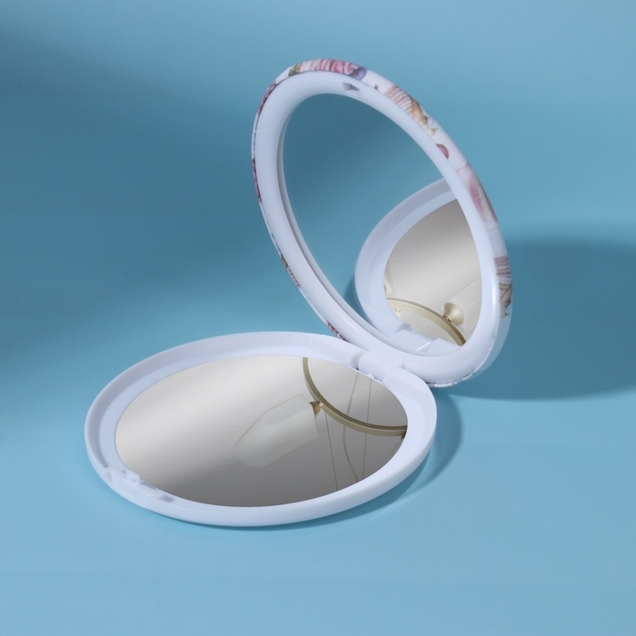 Зеркало складное «Сладости», d = 7,5 см, рисунок МИКС Зеркало складное «Сладости», d = 7,5 см, рисунок МИКС