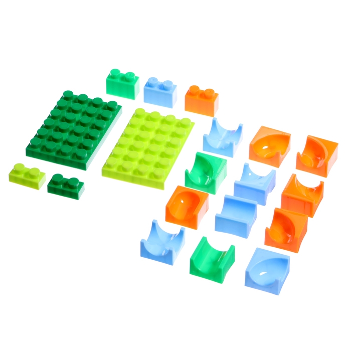 Конструктор блочный марблс «Турбошарики», 98 деталей Конструктор блочный марблс «Турбошарики», 98 деталей