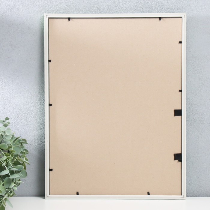 Фоторамка пластик Фоторамка пластик "Радуга" 30х40 см, салатовый