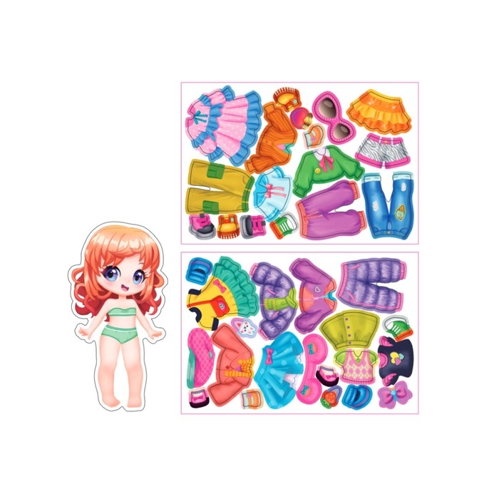 Игра магнитная «Одевашки. Карина» Игра магнитная «Одевашки. Карина»