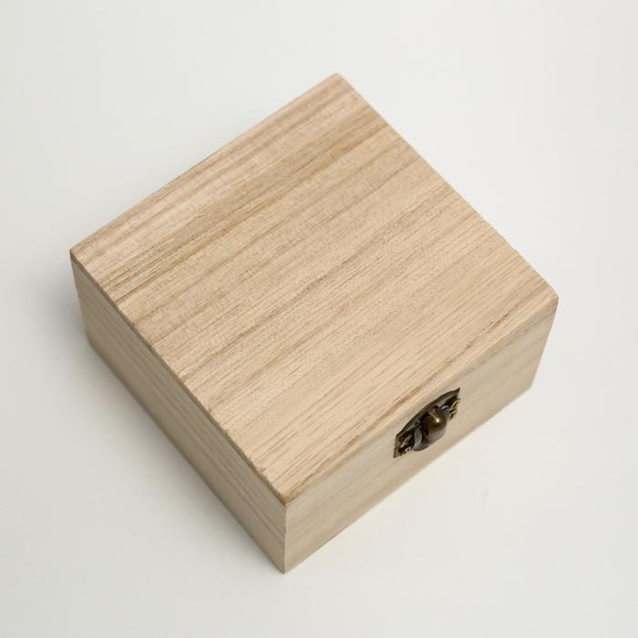 Шкатулка простая Шкатулка простая "Квадратная" 8,5х8,5х5 см