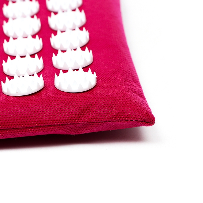 Аппликатор Кузнецова комплект на мягкой подложке, 144 колючки, спантекс, бордовый, 260х560 мм + валик 140*230 Аппликатор Кузнецова комплект на мягкой подложке, 144 колючки, спантекс, бордовый, 260х560 мм + валик 140*230