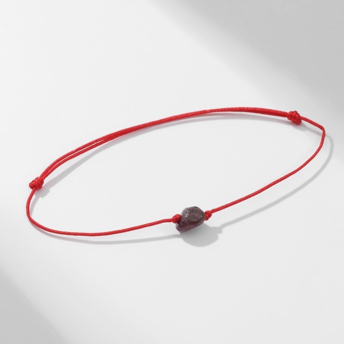 Браслет желаний «Турмалин» на красной нити, длина регулируется Браслет желаний «Турмалин» на красной нити, длина регулируется