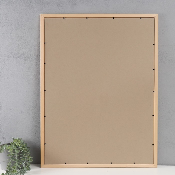 Фоторамка дерево (2500) 60Х80 см, цвет натуральный (пластиковый экран) Фоторамка дерево (2500) 60Х80 см, цвет натуральный (пластиковый экран)