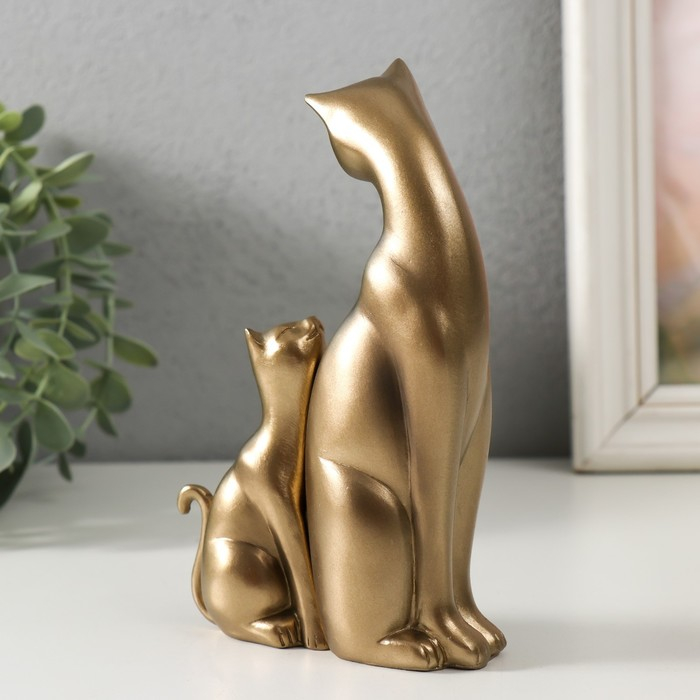 Полистоун набор кошка с котёнком 15,5 см 9,3 см (набор 2 шт) Полистоун набор кошка с котёнком 15,5 см 9,3 см (набор 2 шт)