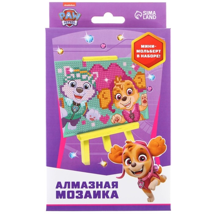 Алмазная мозаика, 16х10.5 см, Щенячий патруль Алмазная мозаика, 16х10.5 см, Щенячий патруль