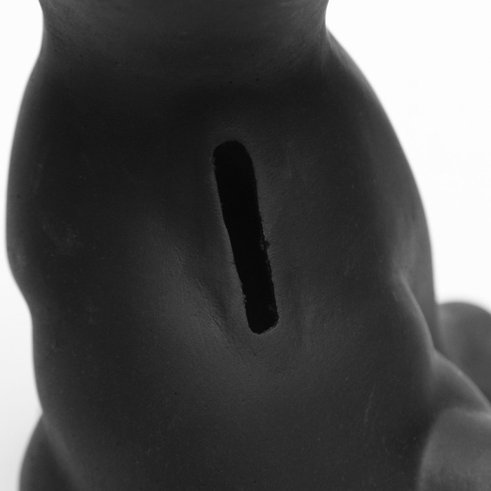 Копилка Копилка "Кот" черный 13х13х23см