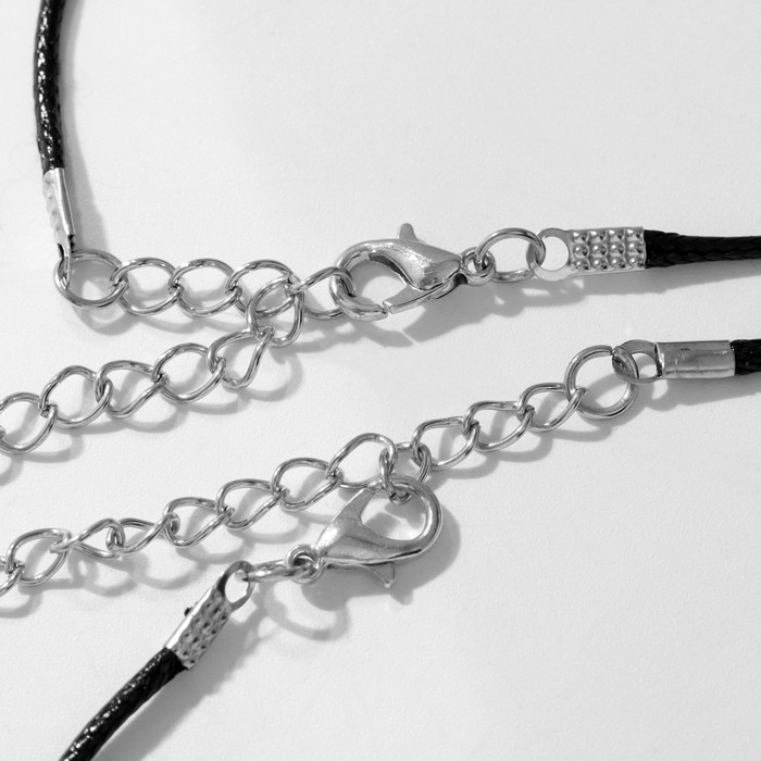 Кулоны «Неразлучники» на магните, парочка, цвет чёрно-белый, 40 см