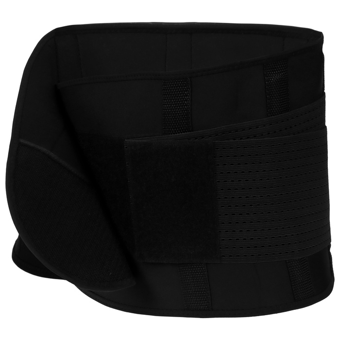 Пояс на талию для похудения ONLYTOP fitness, размер L-XL, цвет черный Пояс на талию для похудения ONLYTOP fitness, размер L-XL, цвет черный