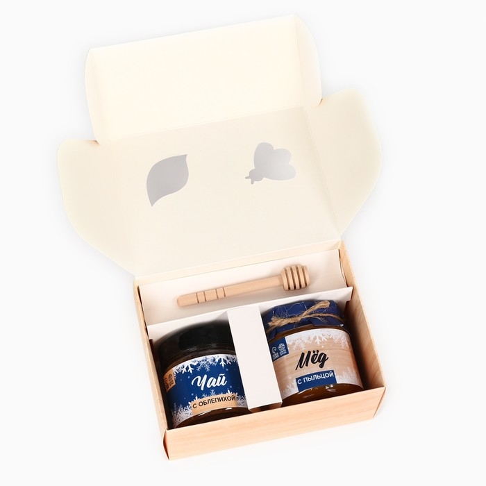 Новый год! Подарочный набор: мёд, 240 гр, чай 50 гр, ложка «С Новым годом и Рождеством» Новый год! Подарочный набор: мёд, 240 гр, чай 50 гр, ложка «С Новым годом и Рождеством»