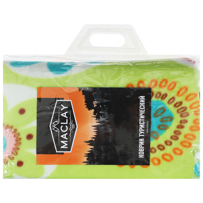 Коврик туристический maclay, с фольгой, 200х80х0.3 см, цвет зелёный Коврик туристический maclay, с фольгой, 200х80х0.3 см, цвет зелёный