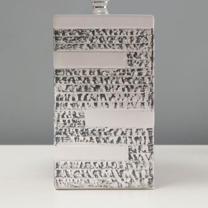 Настольная лампа Настольная лампа"Фортуна" Е14 40Вт серый 20х20х33см