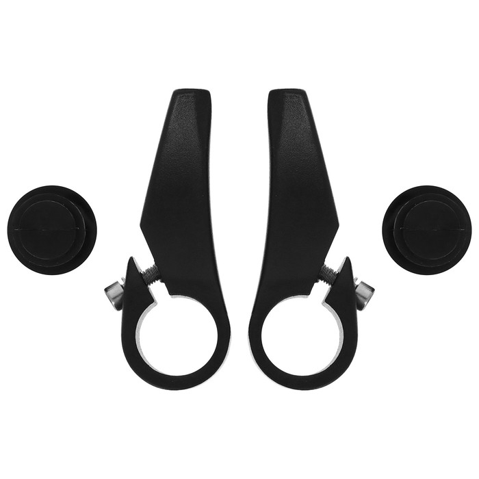 Рога на руль Dream Bike, K-45, алюминиевые, цвет чёрный Рога на руль Dream Bike, K-45, алюминиевые, цвет чёрный