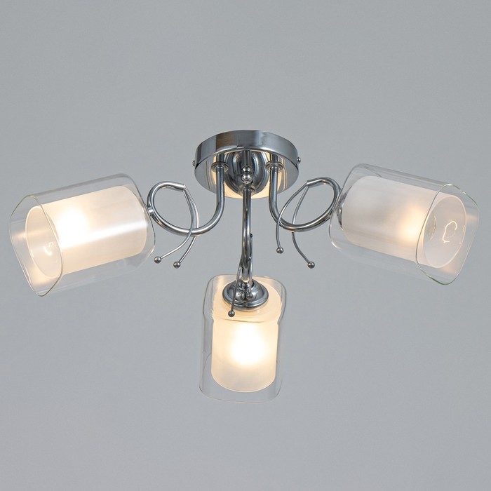 Люстра Люстра "Рамона" 3хЕ27 40т хром 50х50х25 см BayerLux