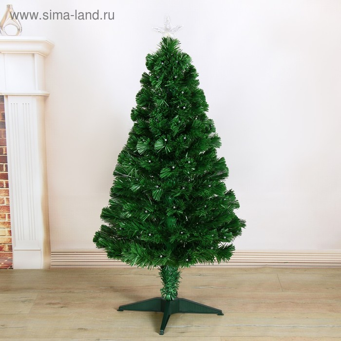 Ёлка фиброоптическая Ёлка фиброоптическая "Свечение" 120 см d нижнего яруса 65 см 125 веток