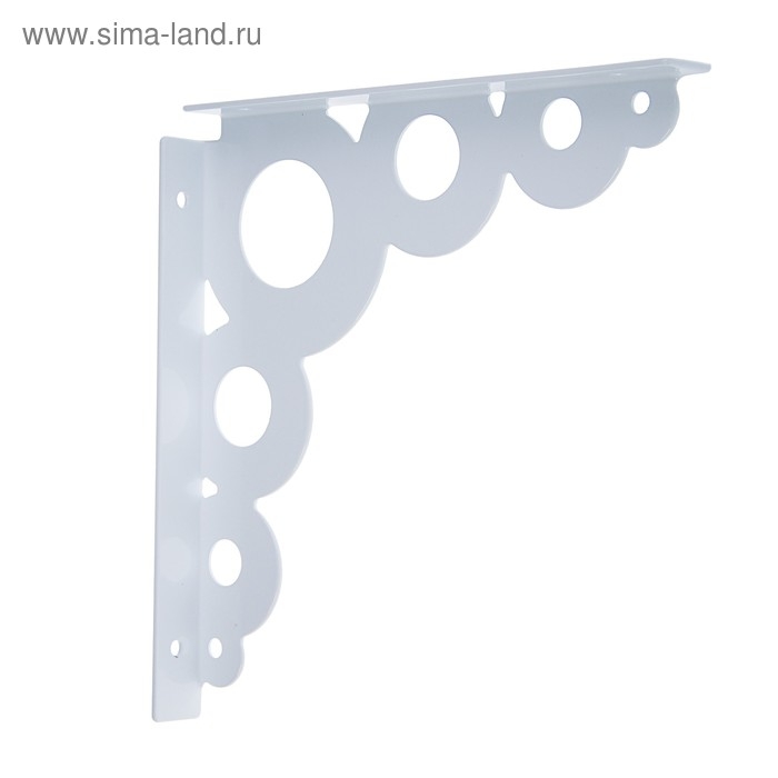 Кронштейн декоративный 182х182 мм, белый, 40 шт Кронштейн декоративный 182х182 мм, белый, 40 шт