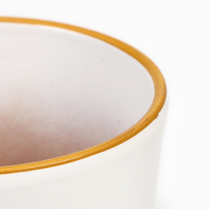 Горшок цветочный Горшок цветочный "Космея" белый, 2,4 л