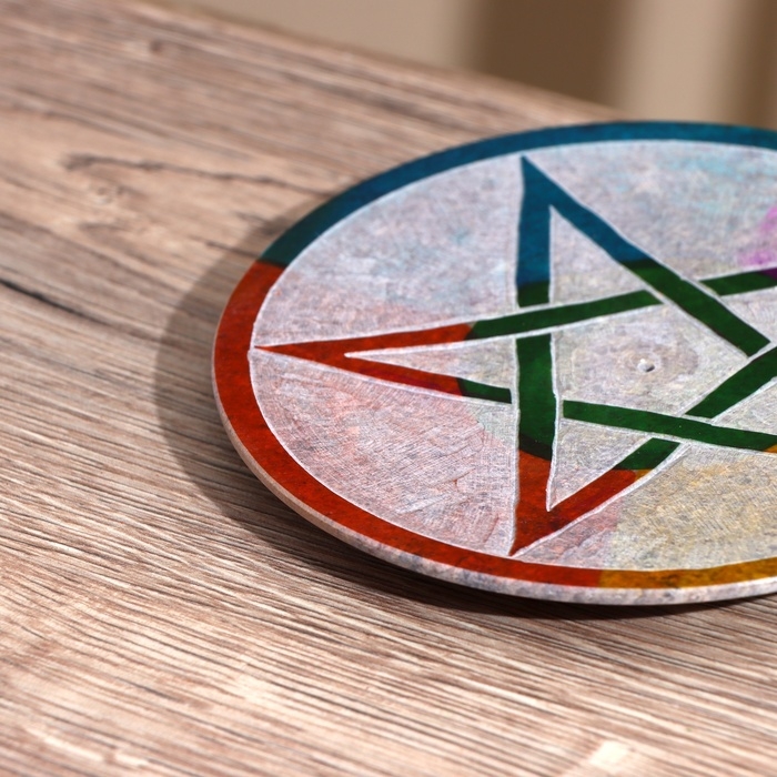 Подставка для благовония  Подставка для благовония "Звезда" камень 12,5 см