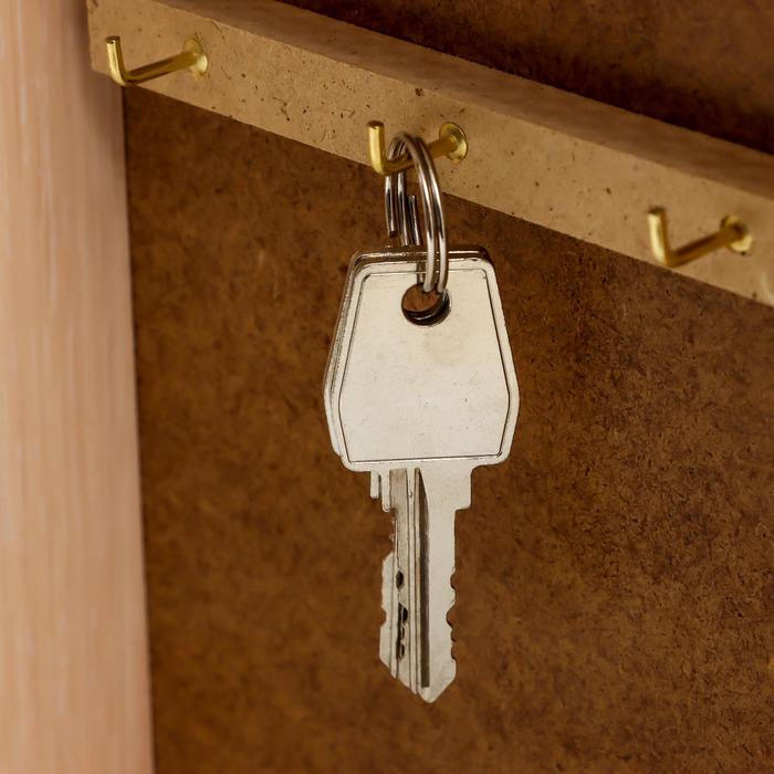 Ключница Ключница "На всех парусах" дуб молочный 15х21 см МИКС