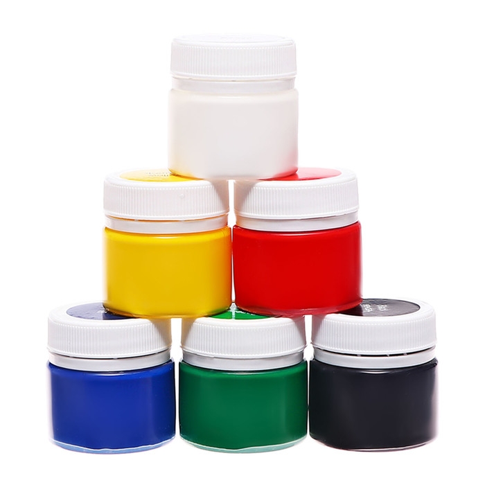 Краска по ткани, набор 6 цветов х 15 мл, ЗХК  Краска по ткани, набор 6 цветов х 15 мл, ЗХК "Я - Художник!", акриловая на водной основе, (228411540)